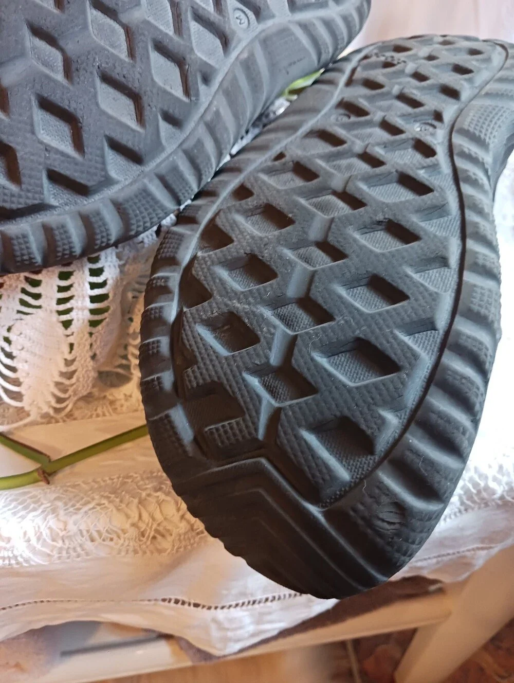 Ionic Comfort Crocs Men 11 Black Velcro Straps Good Condition Soles And Footbed
